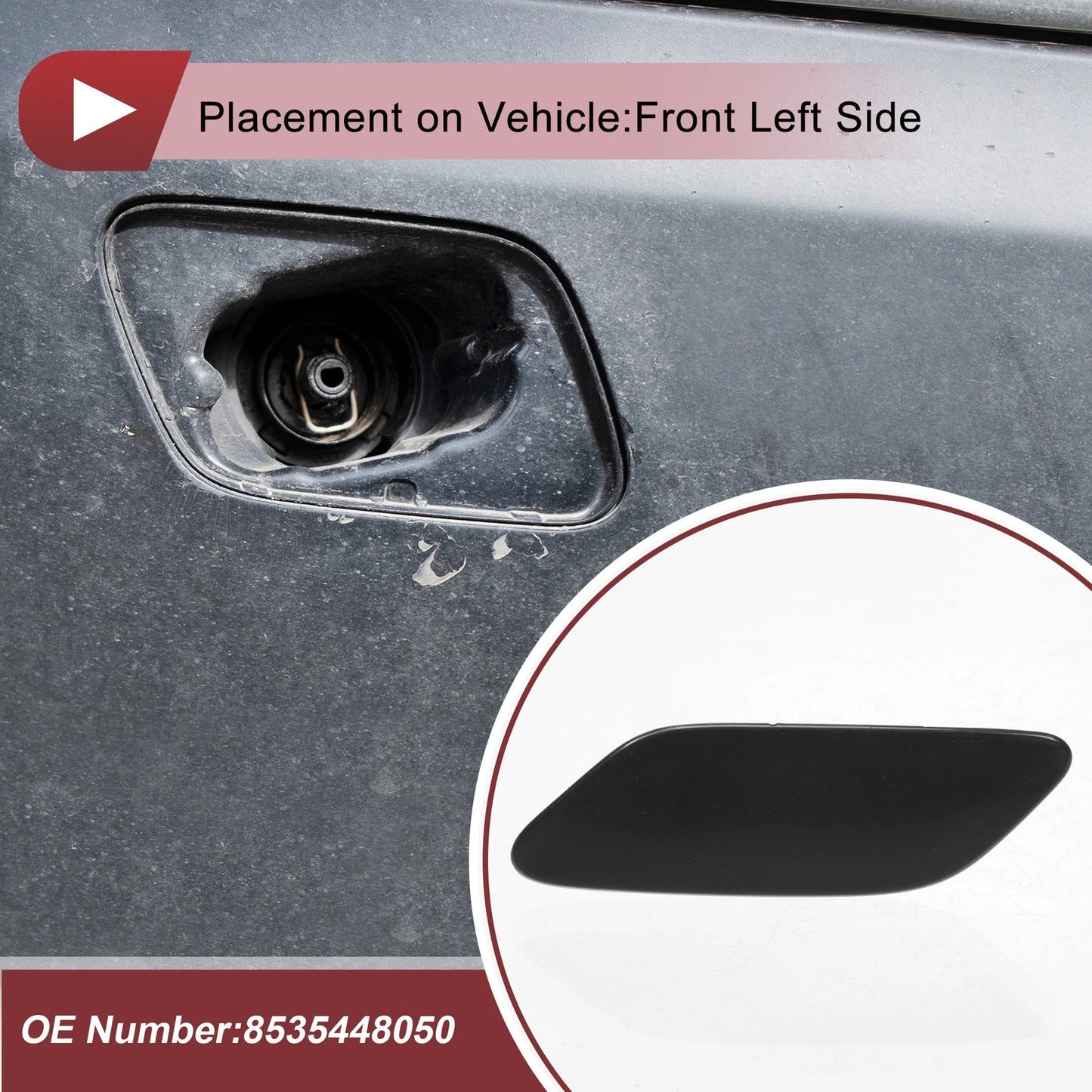 Front Left Washer Nozzle Cover Cap for Lexus RX350 (2019–2022)
