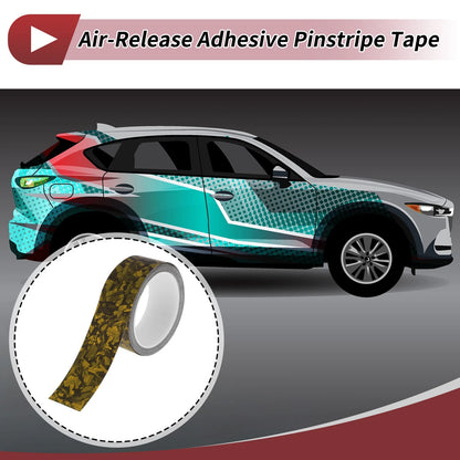 Pinstripe Tape 40mmx8.5m for Car Motorcycle Boat Matte Gold Tone