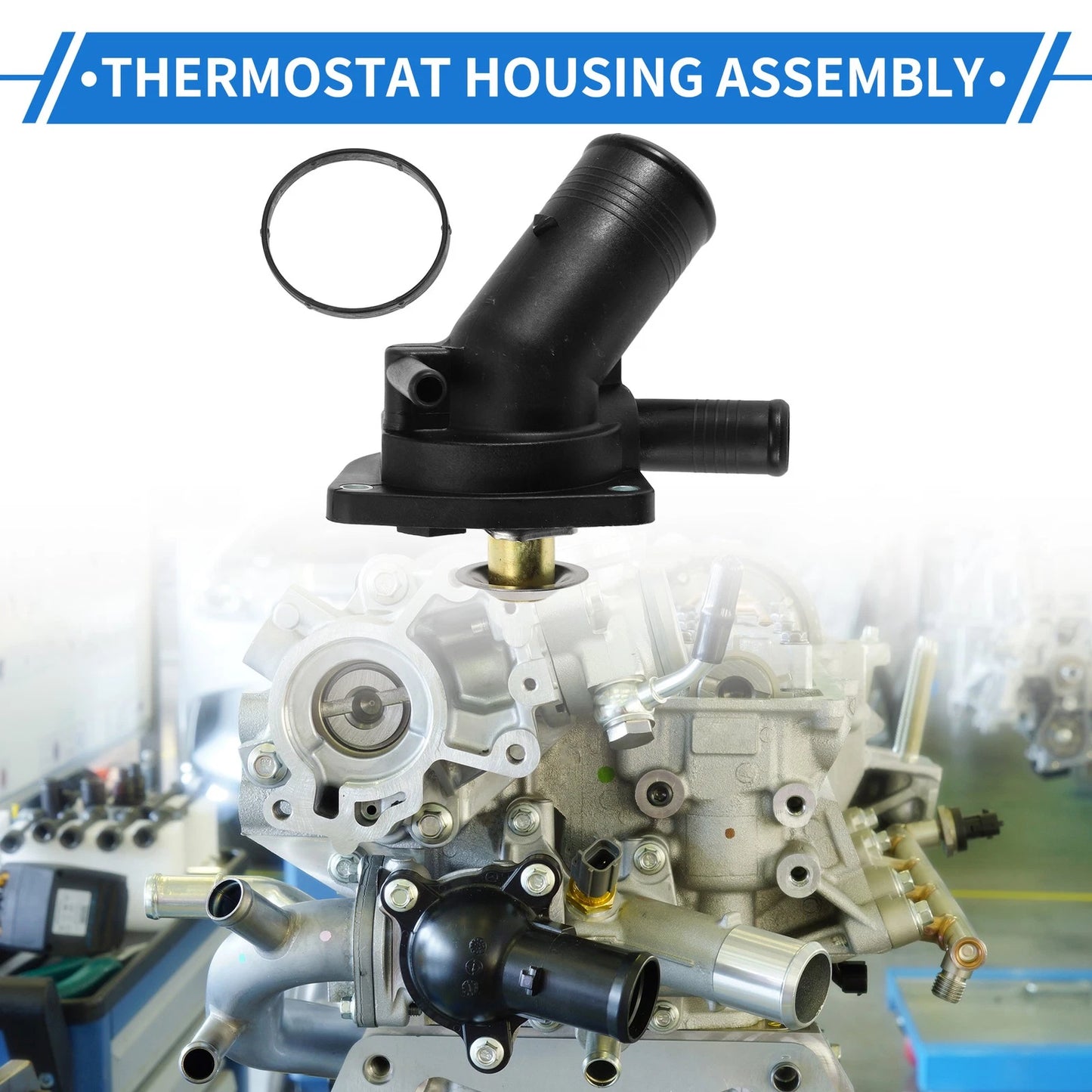 Thermostat Housing Assembly No.LR005765 for Land Rover Range Rover (2006–2009)