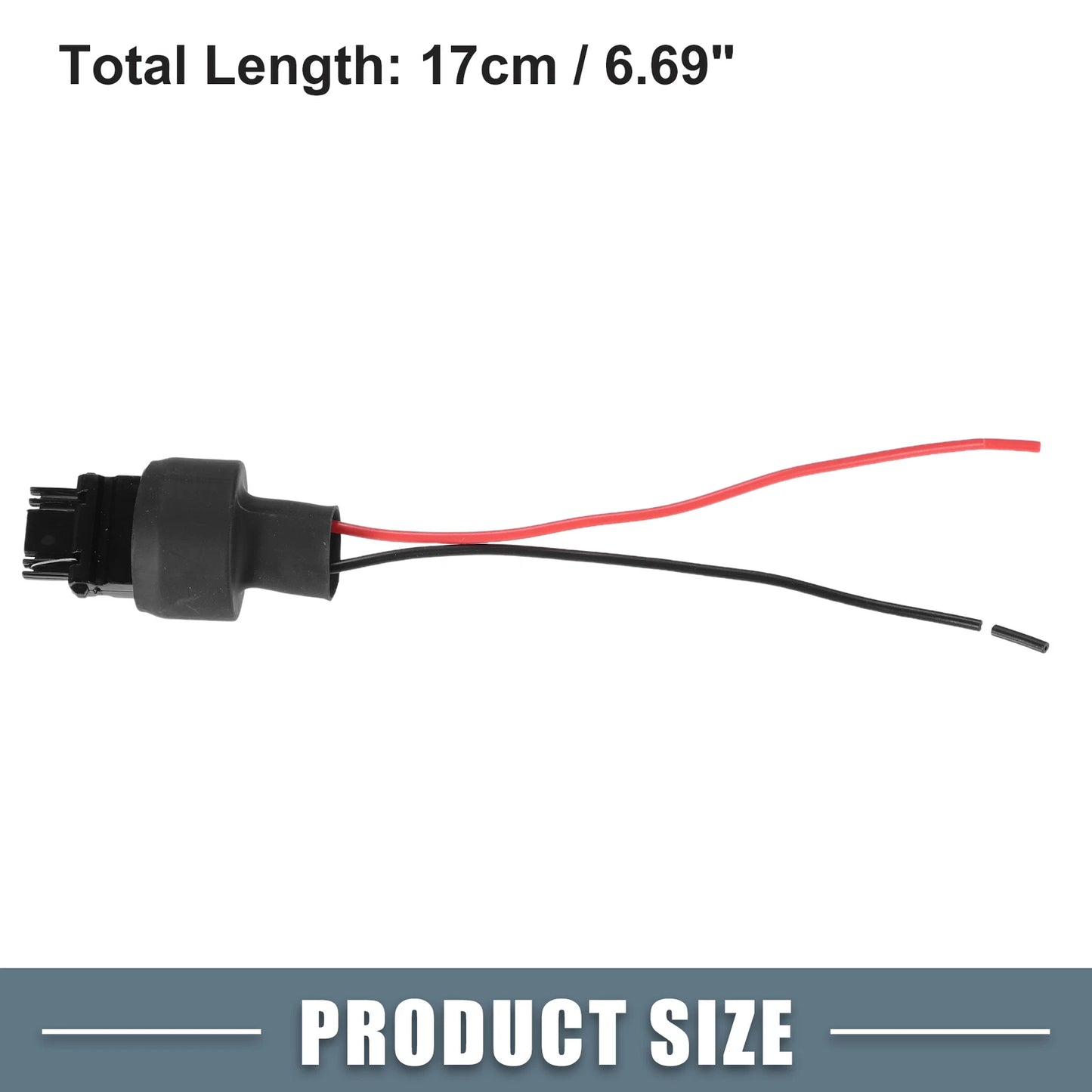 Set of 4 3156 Male Socket Harness for LED Turn Signal Brake Lights