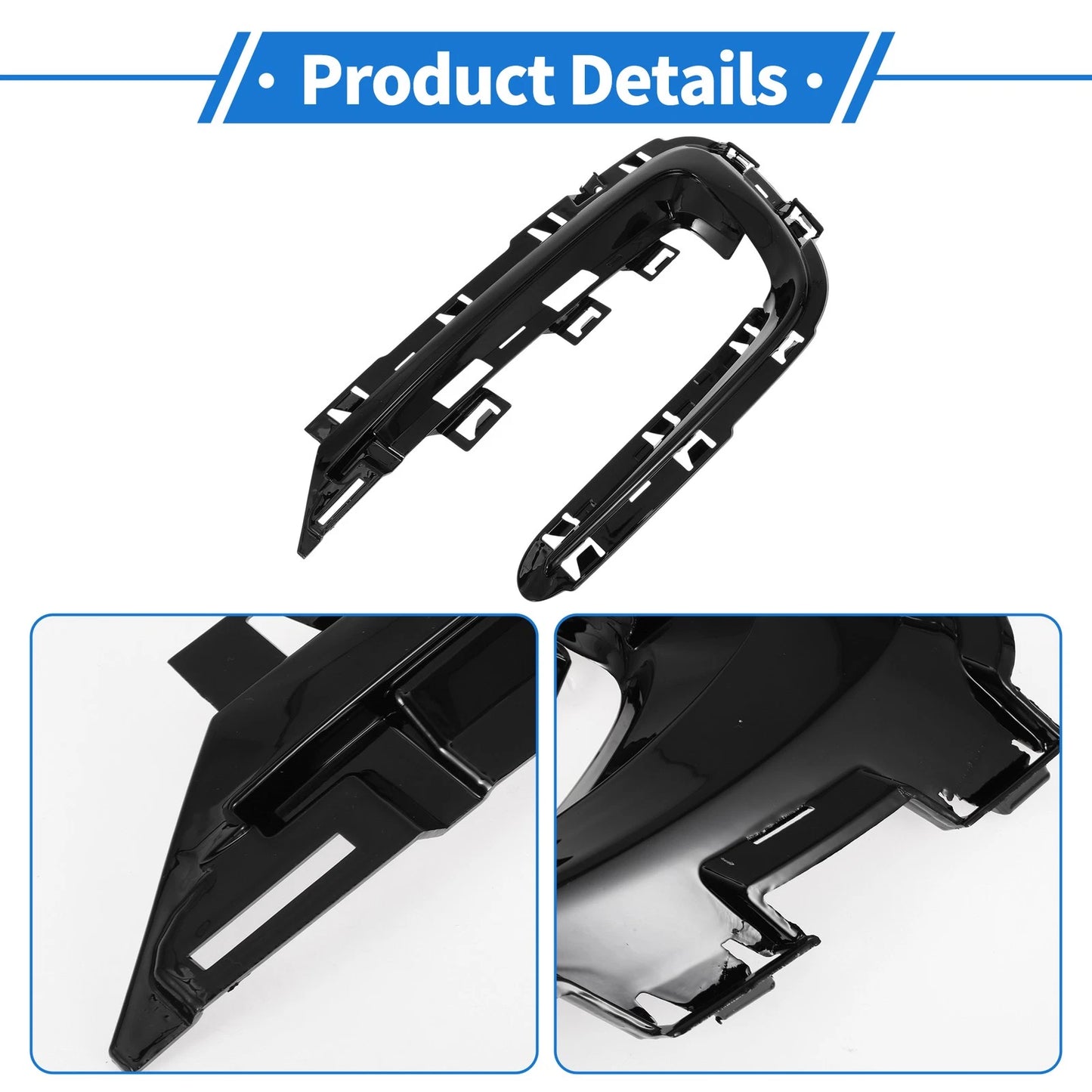 1 Pc Fog Light Grill for Buick Lacrosse (2019) No. 84158998 Black