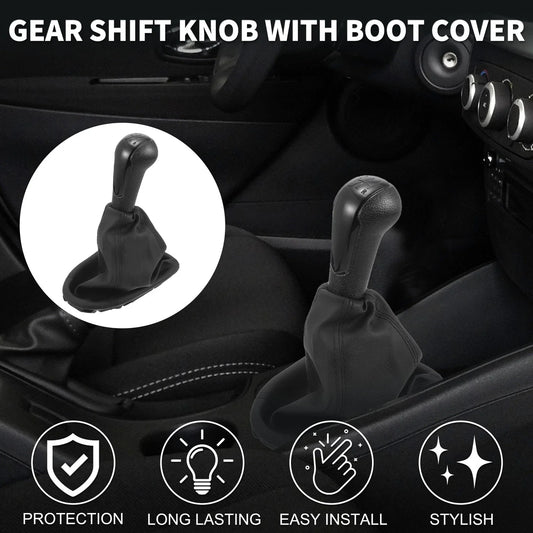 5 Speed Manual Gear Shift Knob & Cover for Chevrolet Spark (2011-2016)