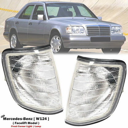 1 Pair Front Corner Lights for Mercedes-Benz W124 E200 E220 E280 (1994-1996)