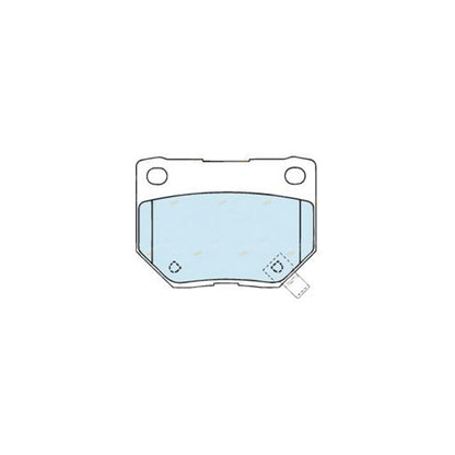 Set of 4 Rear Disc Brake Pads for Nissan 300ZX Z32 (1990–1995)
