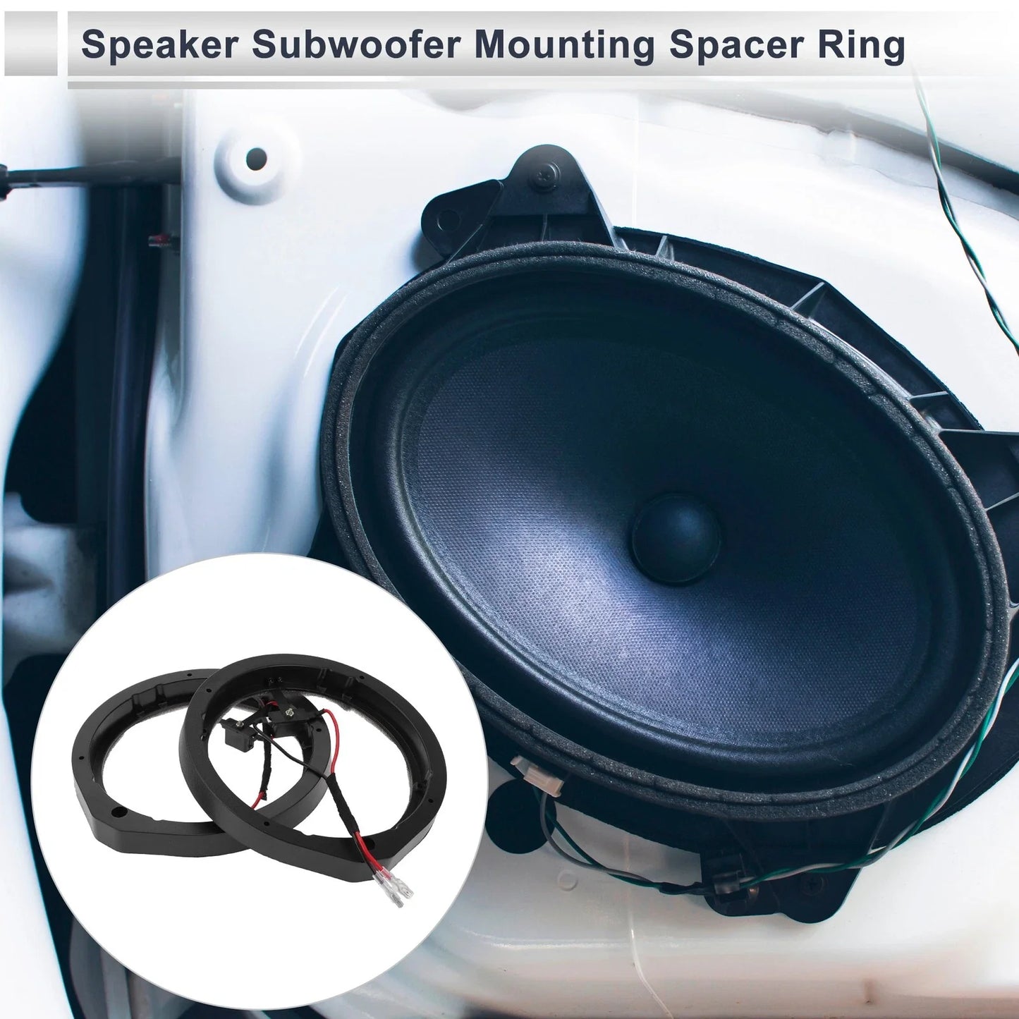 6.5" Tweeter Speaker Spacer Adaptor for Honda  - 2 x Set