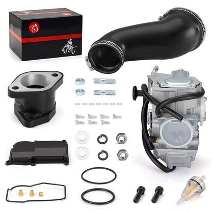 Carburetor and Intake Manifold Boot for Yamaha Warrior 350 (1987–2004)