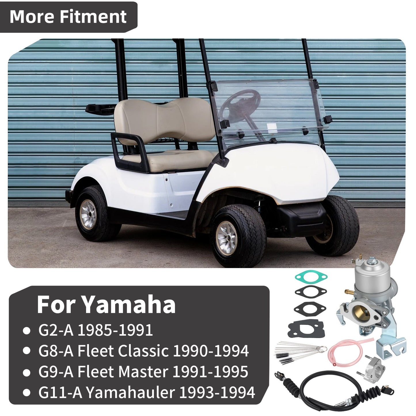 Intake Manifold Boot for Yamaha G2 G8 G9 G11A (1990–1999)