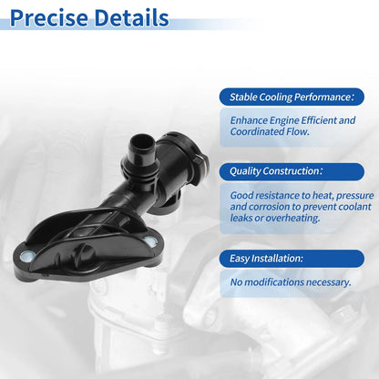 Engine Coolant Thermostat Housing Assembly for BMW 535i (2013-2016)