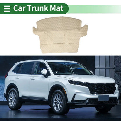 Flat Face Cargo Liner Trunk Mat for Honda CR-V Hybrid (2017-2021) Beige XPE