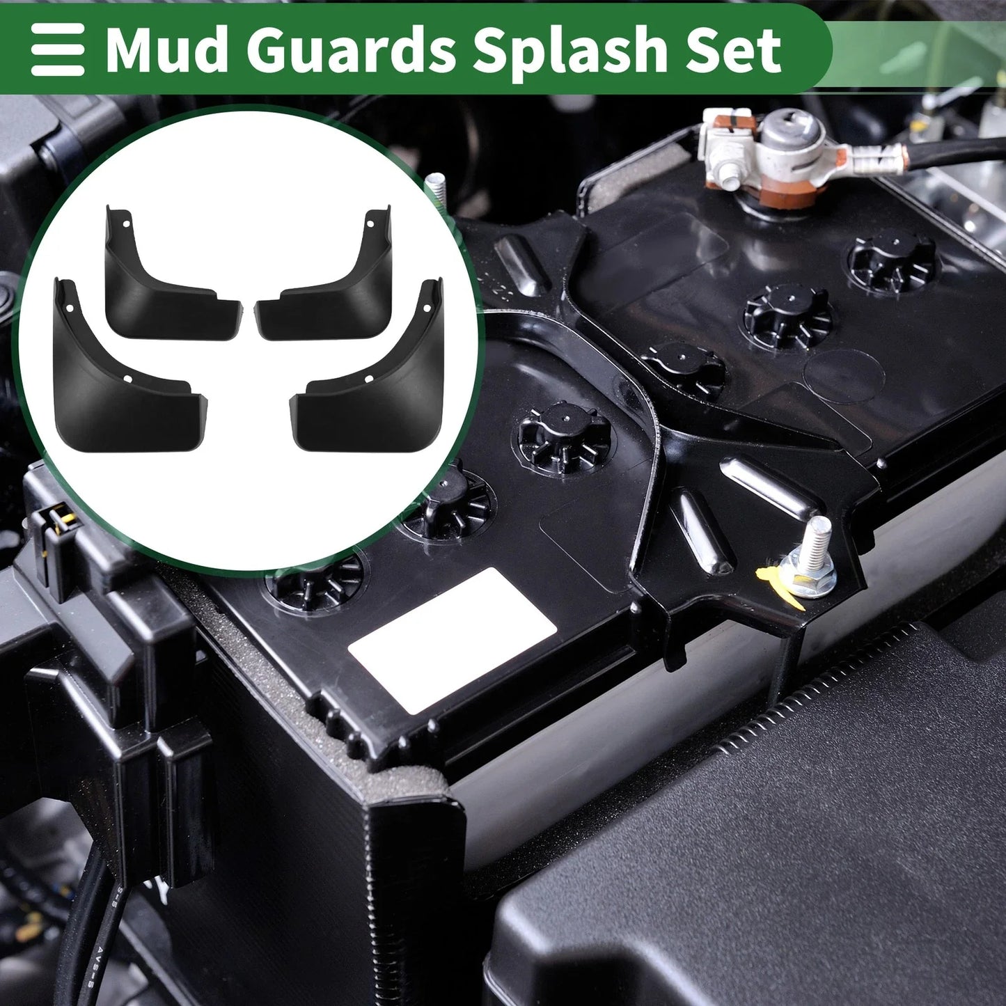 Mud Flaps Splash Guards for Hyundai Custo (2021-2023) with Mount Accessories