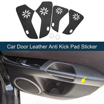 Car Door Leather Anti Kick Pad Sticker for Porsche Panamera (2010-2014)