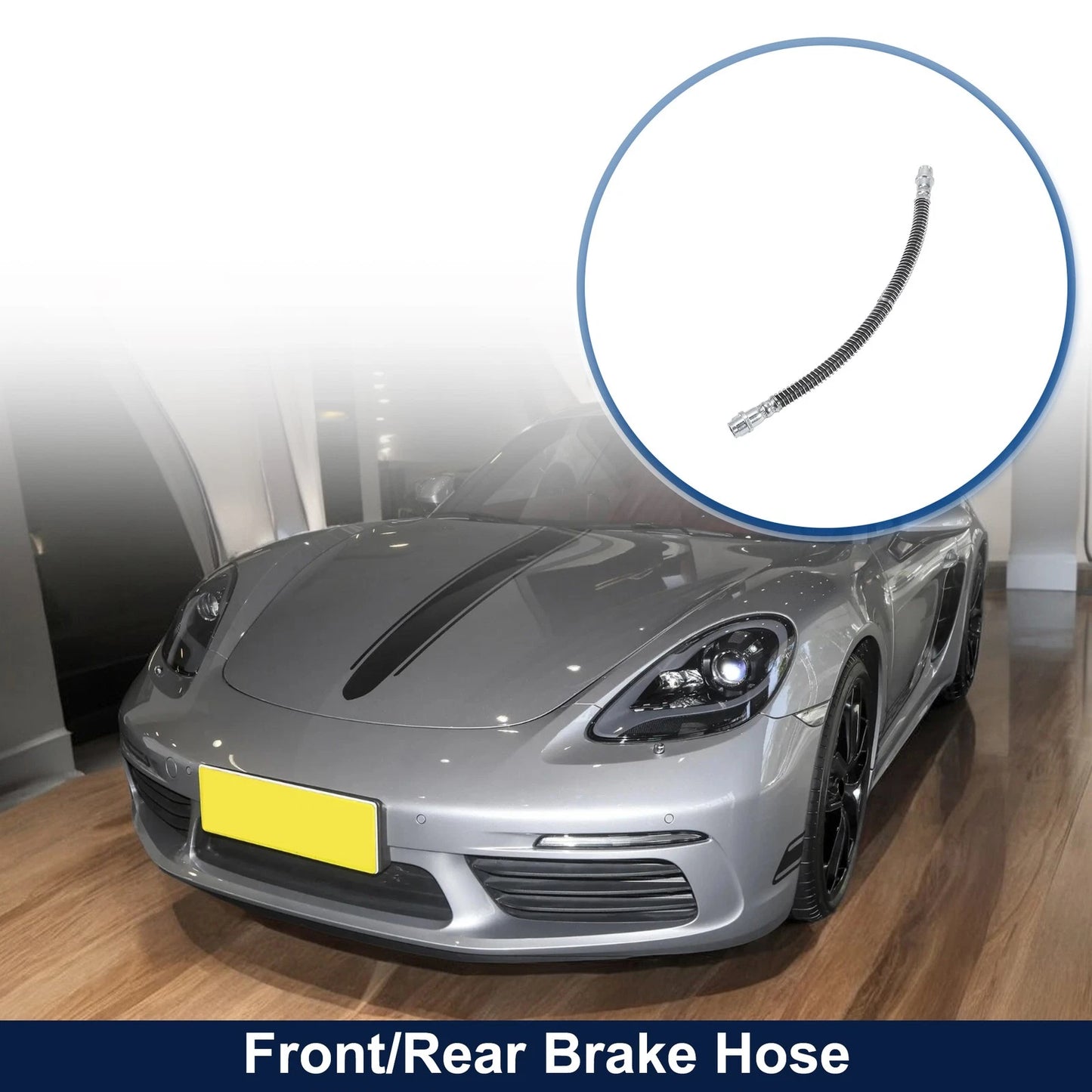 Front Rear Brake Hose for Porsche 718 Cayman (2010–2024) No. 9Y0611775