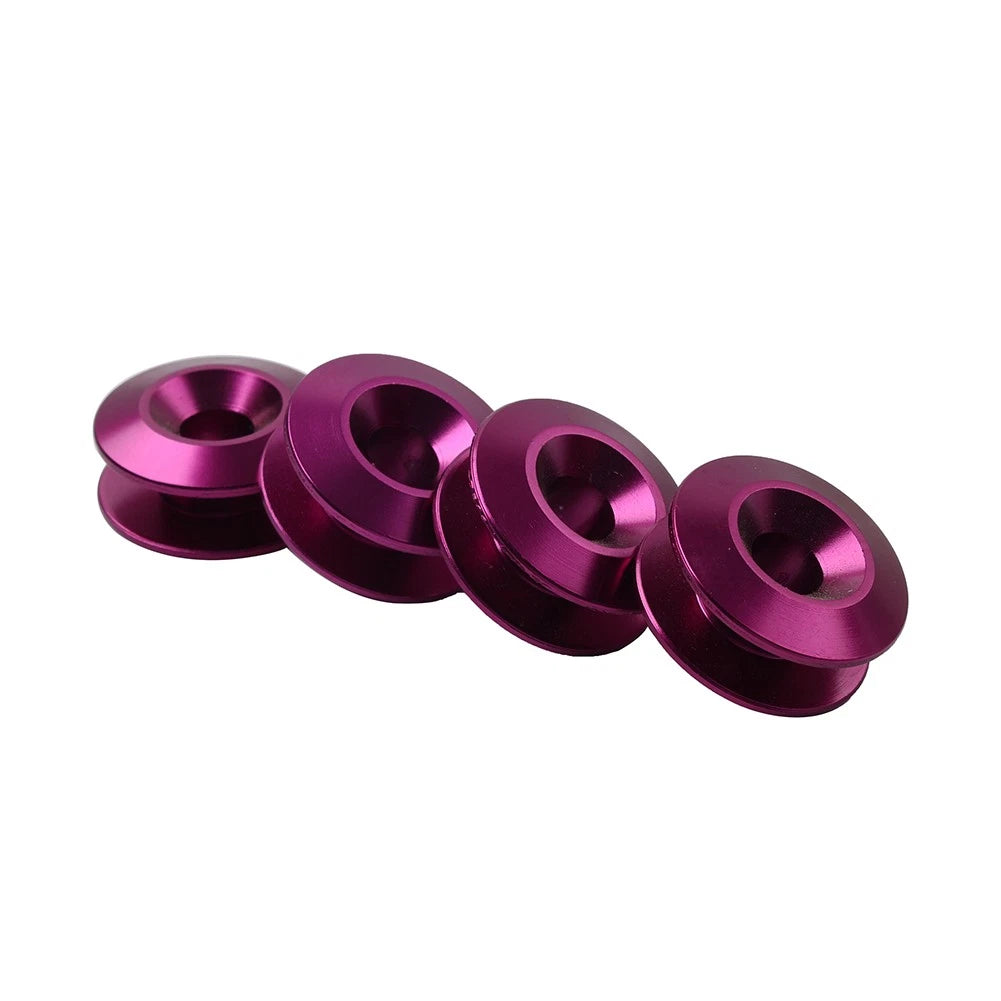 Set of 4 Blue Tire Valve Caps for Car Motor Rim (Universal Fit)