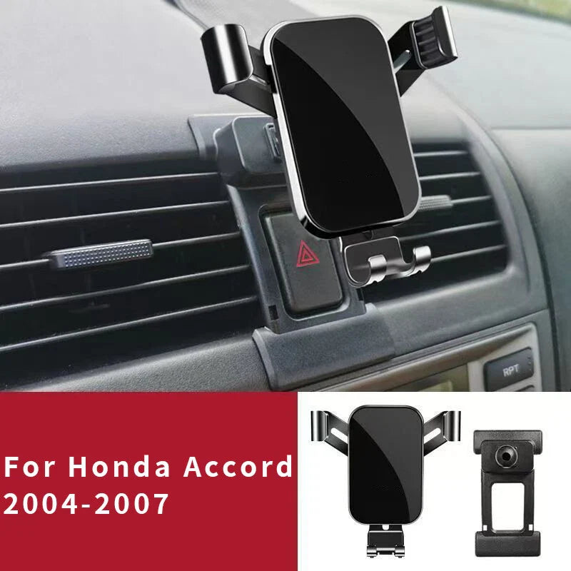 Dashboard Air Vent Mount Clip Gravity Phone Holder for Honda Accord (2004–2007)