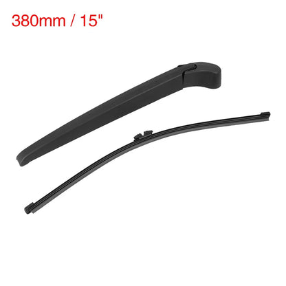 Rear Windshield Wiper Blade Arm Set 380mm for BMW X5 (2006-2013)