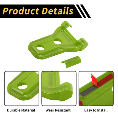 1 Pair Engine Hood Hinge Cover for Jeep Wrangler JL JLU (2018–2024) Green
