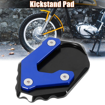 Kickstand Side Stand Enlarger Plate Pad Blue for BMW R1200GS LC