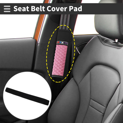 Seat Belt Cover Pad for Universal Fit (19.69 Inch)