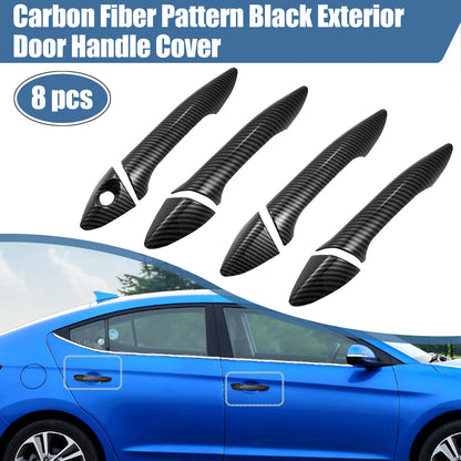 8pcs ABS Exterior Side Door Handle Cover Trim for Hyundai Elantra (2011–2016)