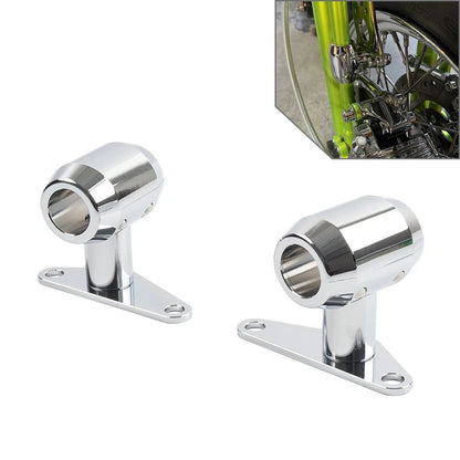 Springer Front End Fork Mudguard Mount Chrome for Harley Chopper (0-6")