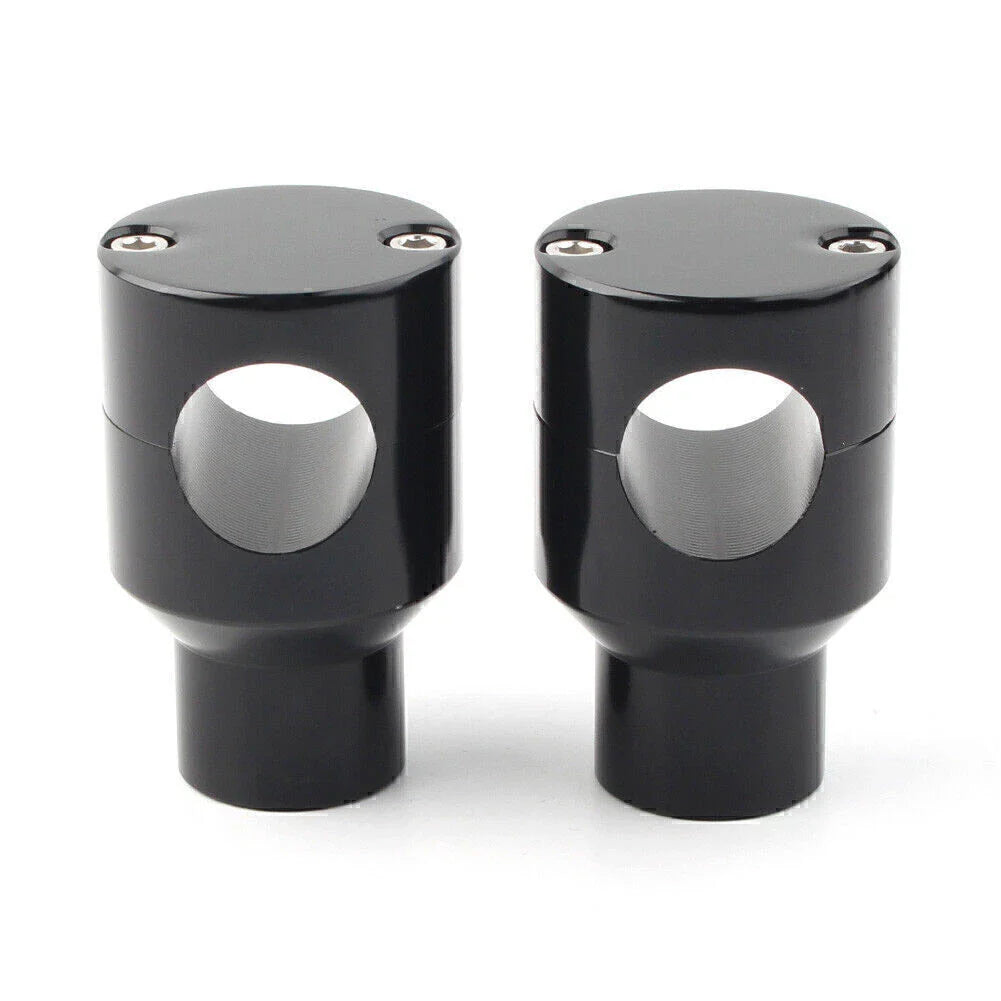 1" Handlebar Mount Adapter Risers for Honda Harley Motorcycle