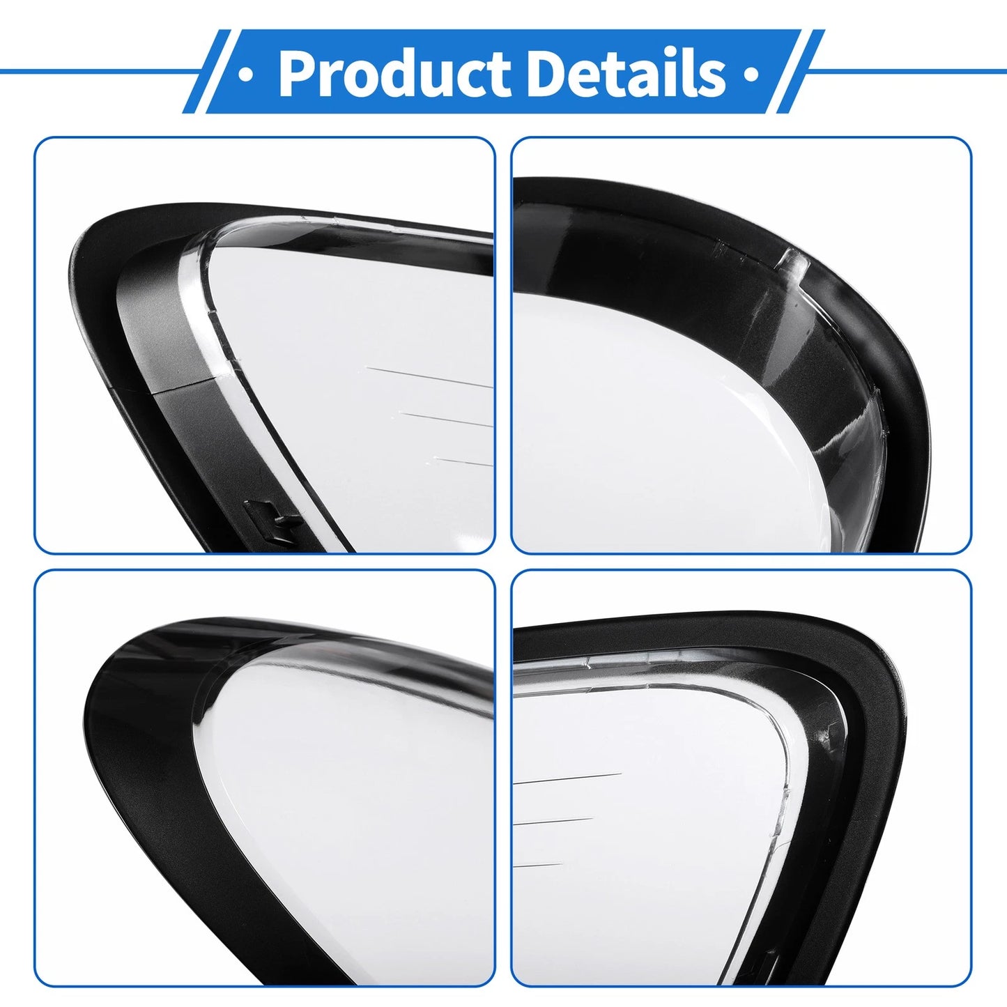 1 Pcs Headlight Lens Cover for Porsche Cayman 981 (2014–2016)
