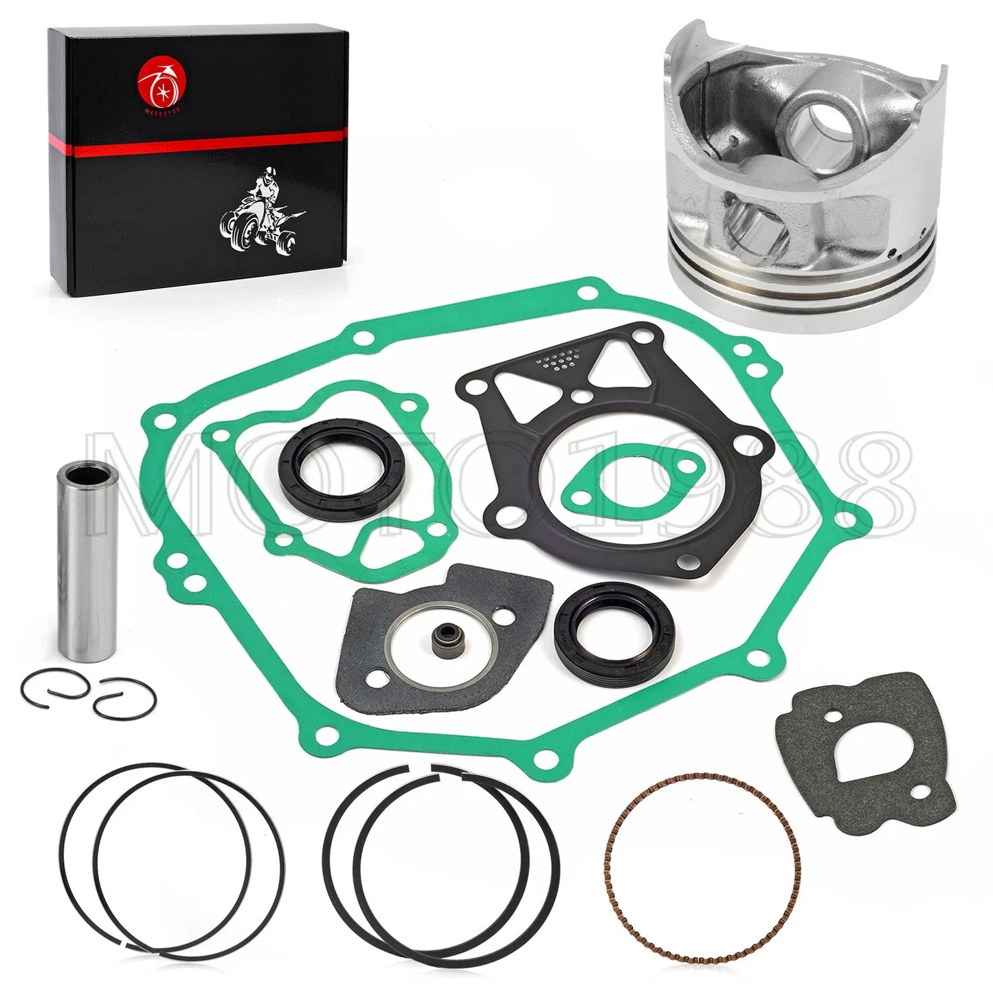 Piston & Ring Gasket Seal Rebuild Kit for YAMAHA Golf Cart G14 (1995–1996)