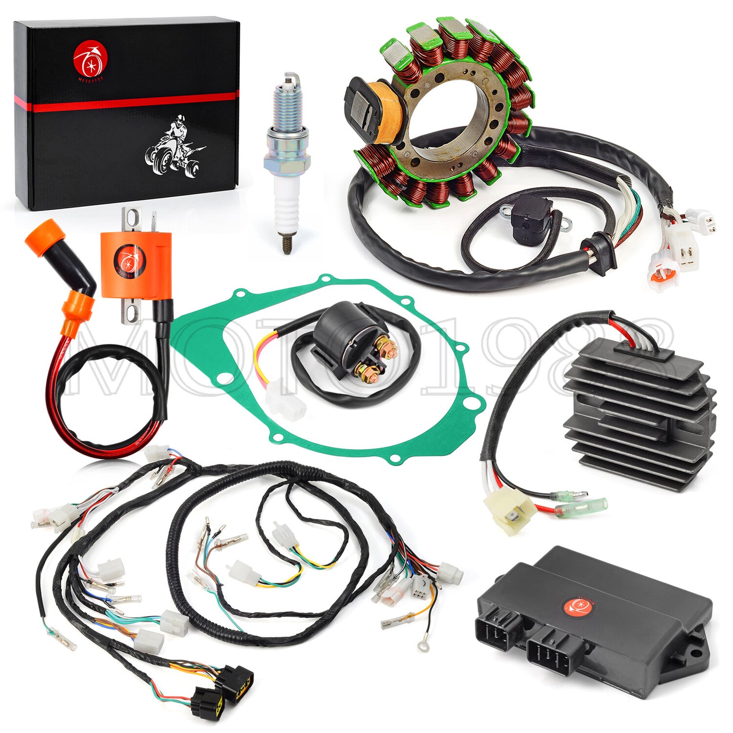 Ignition Coil Wire Harness CDI Kit for Yamaha Warrior 350 (2000–2004)