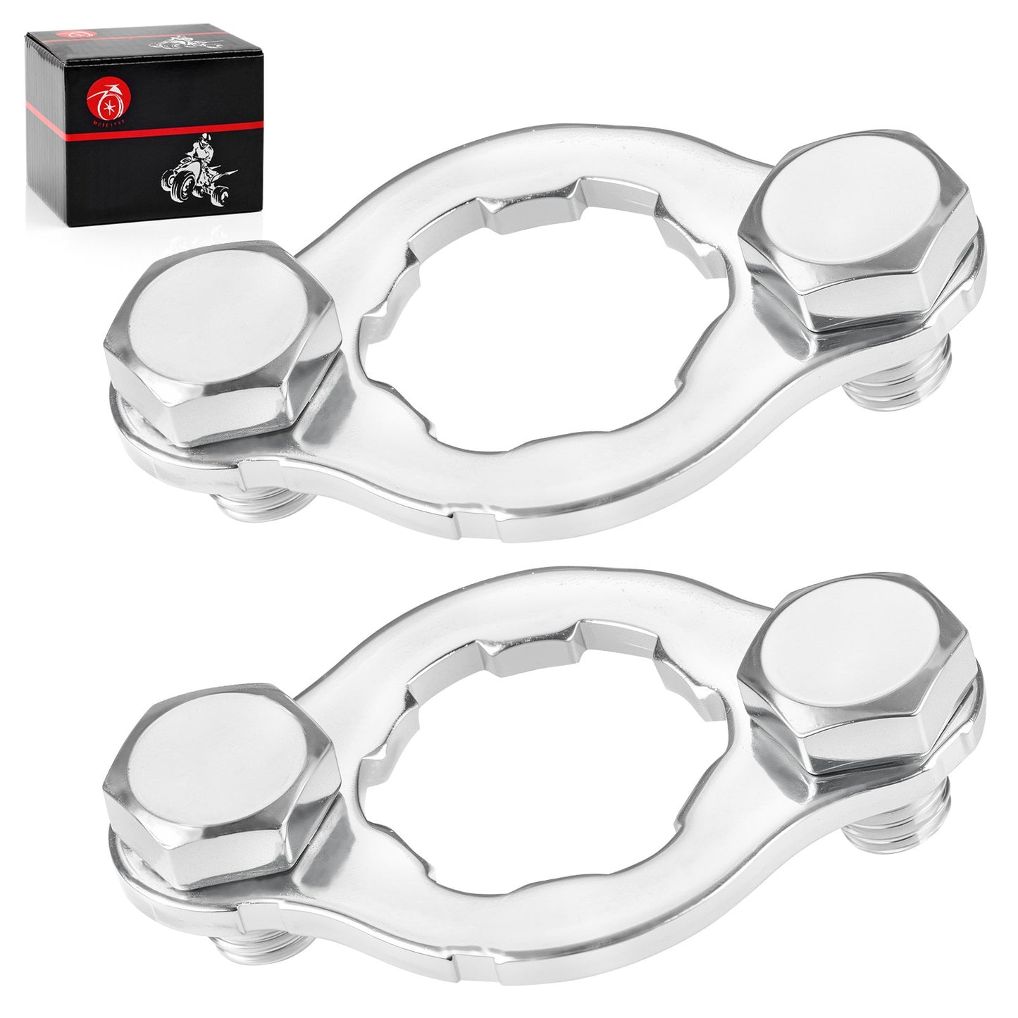 2X Front Sprocket Retainer Plate with Bolts for Honda CT70 (1970–1982)