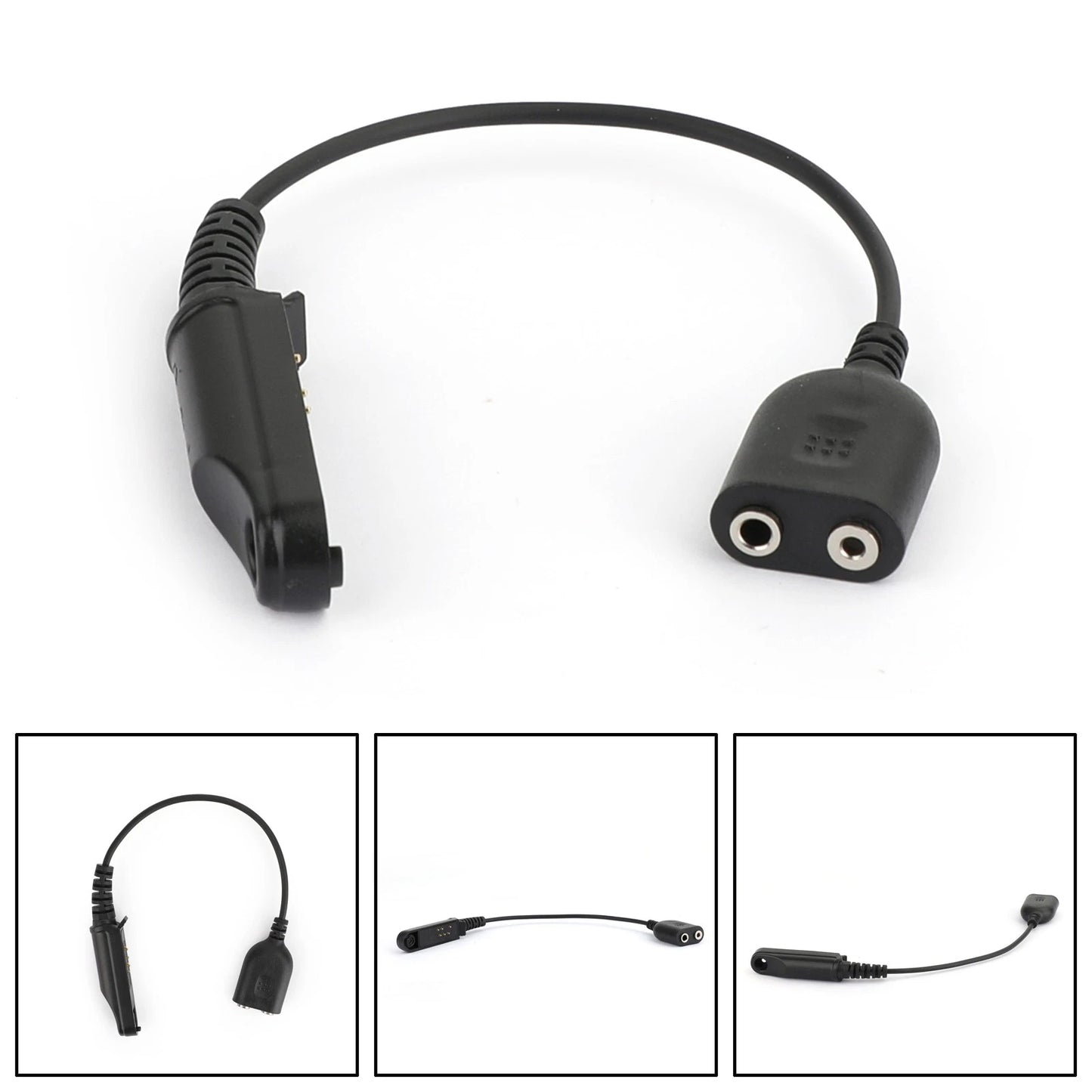 K Head 2Pin Headset Port Converter Cable for Baofeng UV9R BF-9700 BF-A58