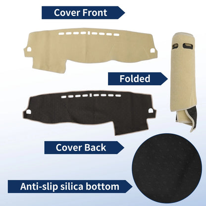 Dash Cover for Mitsubishi Shogun (2007–2019) Polyester Beige