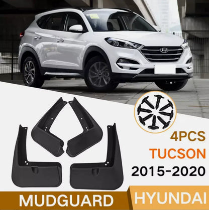 Molded Mud Flaps Splash Guards for Hyundai Tucson (2016–2021)