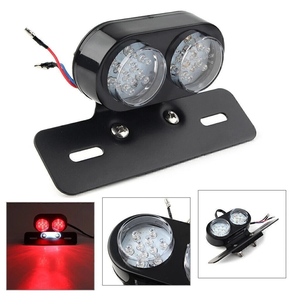 2X LED Turn Signal Indicator Light Blinker Waterproof Amber Universal