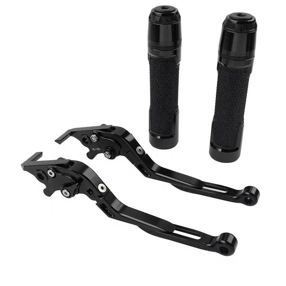 Folding Extendable Brake Clutch Lever Grip Set for Yamaha FZ MT 07 09 (2014-2020)