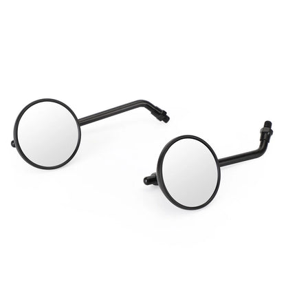 Black Short Mirror Handlebar End for Motorcycles (22mm & 25mm)