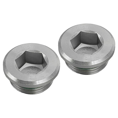2 x Rear Axle Differential Drain Plugs with O-Rings for BMW F01 F10 F30 F32 G30