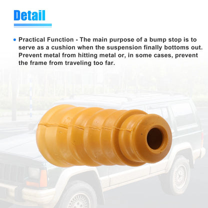 2pcs Rear Suspension Bump Stop for Volkswagen Jetta (1999–2005) 1J0512131 Rubber