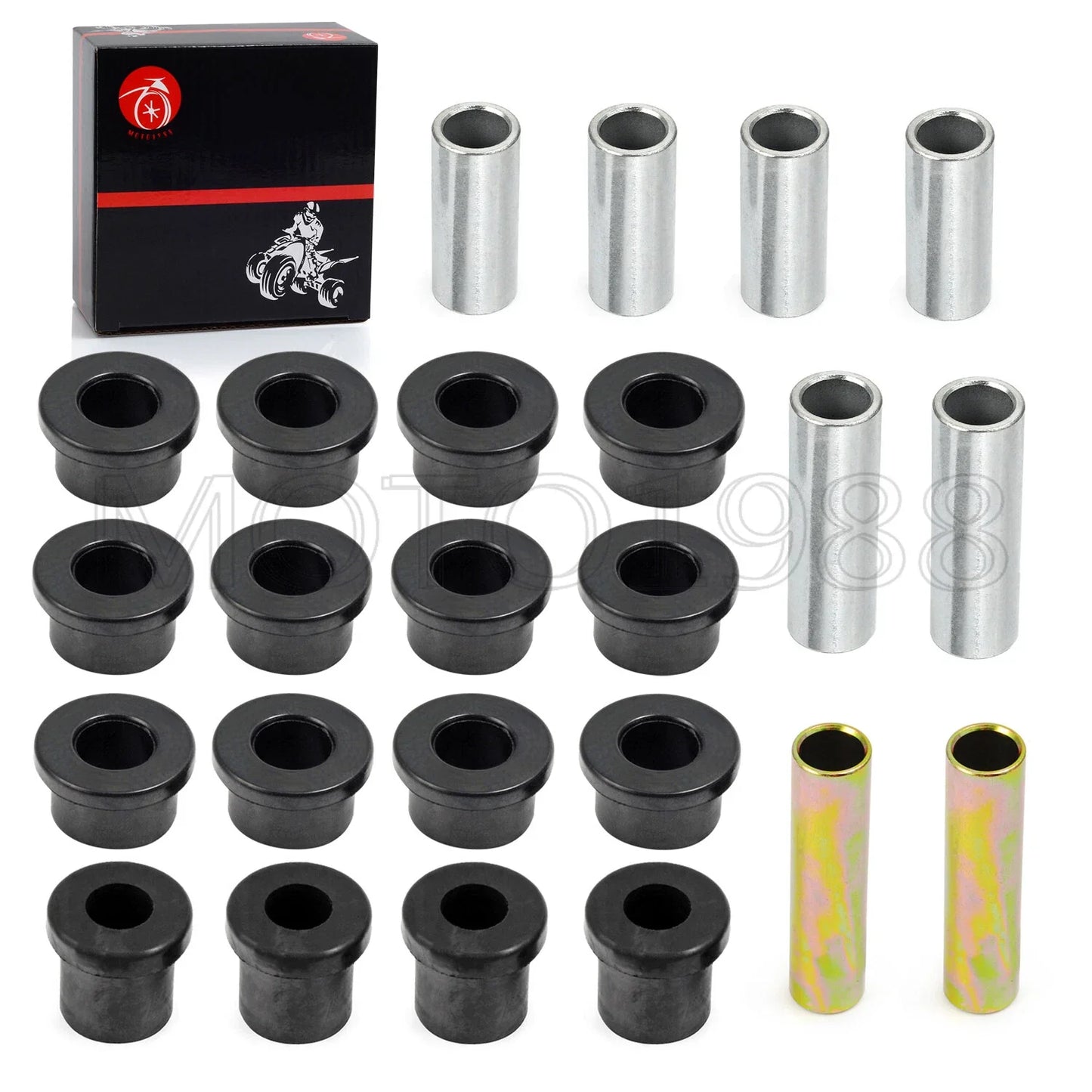 Bushing Kit Front Lower Spring & Front Upper A-Arm Suspension for Club Car DS (1992–1999)
