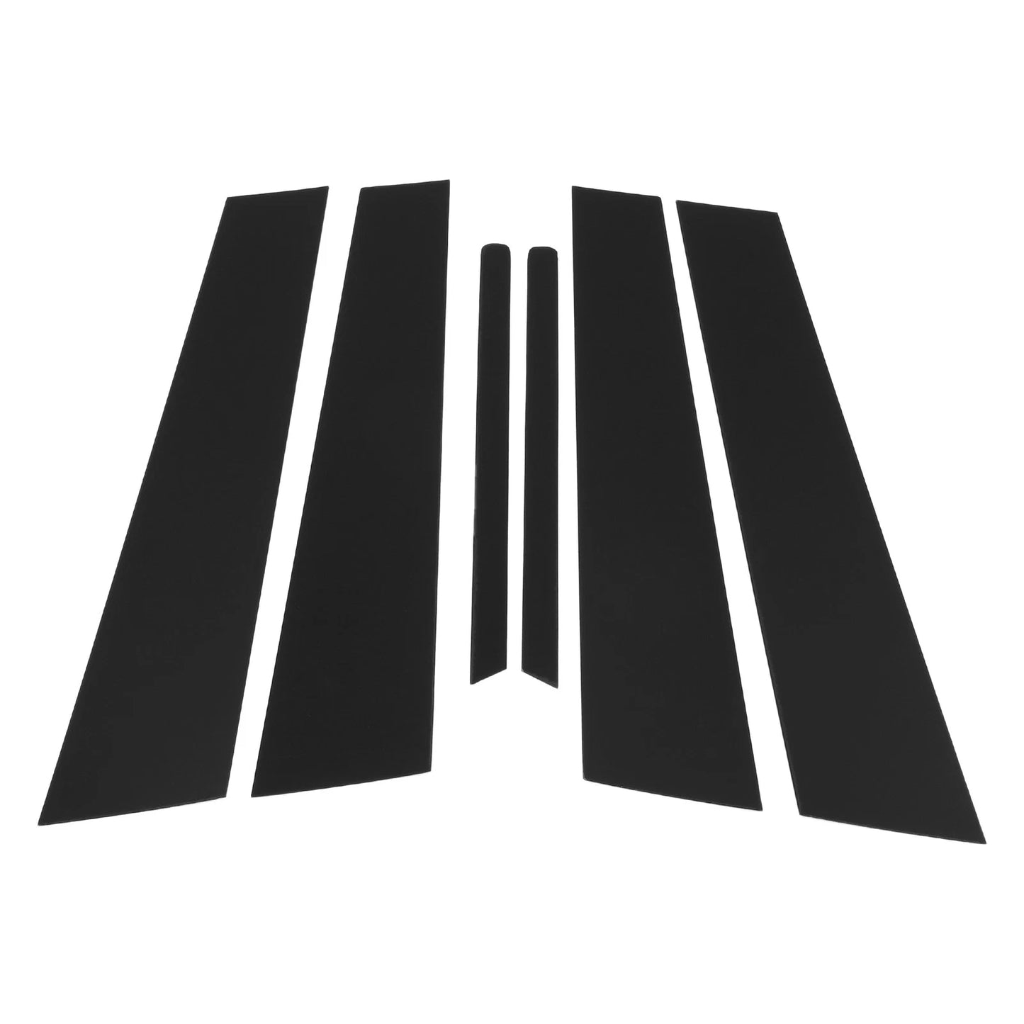 6 Pcs Door Pillar Window Trim for Kia Optima (2011–2015) Black