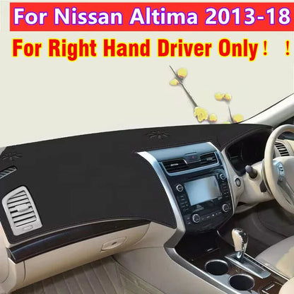 Leather Dashboard Dash Cover Protector Pad Mat for Nissan Altima
