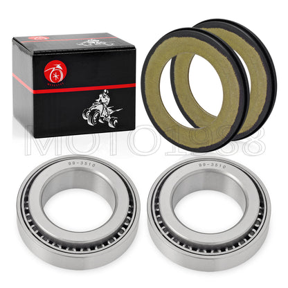 Set of 2 Steering Head Bearing Seals for Honda CR250R CRF250R CRF450R (2000–2023)