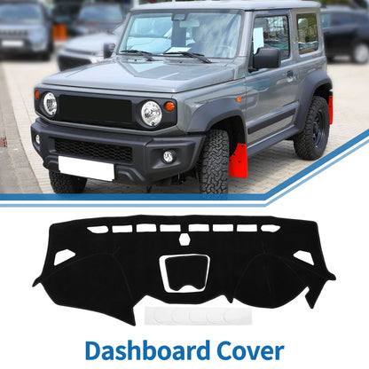 Dashboard Cover Mat for Hyundai Santa Fe Sport (2013–2018) Black
