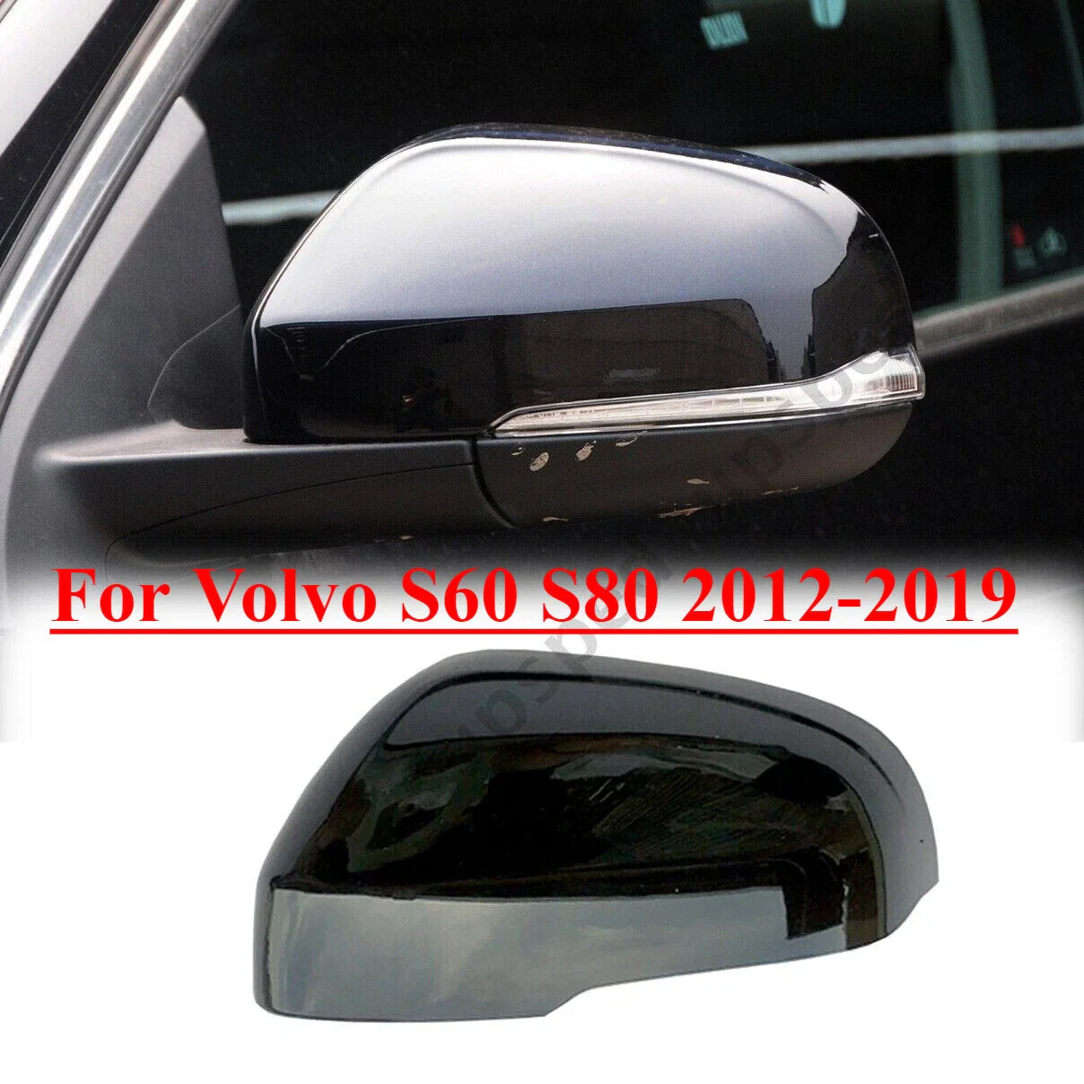 Mirror Cap Cover Left Driver Side for Volvo S60 S80 (2012–2019)