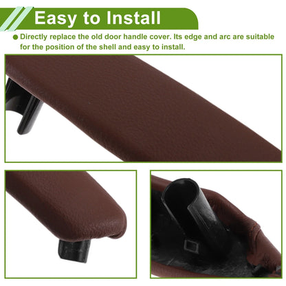 Door Panel Handle Trim Cover for BMW X5 (2008-2013) Reddish Brown