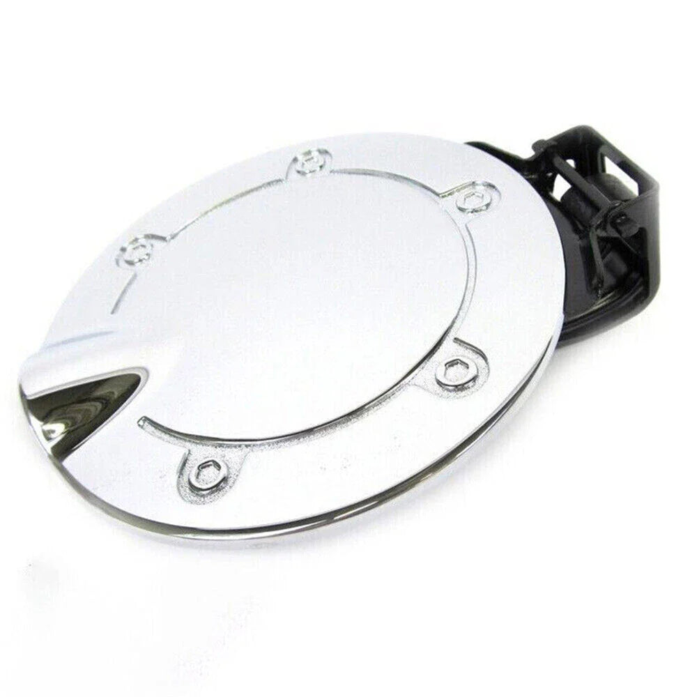Chrome Gas Fuel Filler Door Cap for Jeep Grand Cherokee, Dodge Durango, Nitro