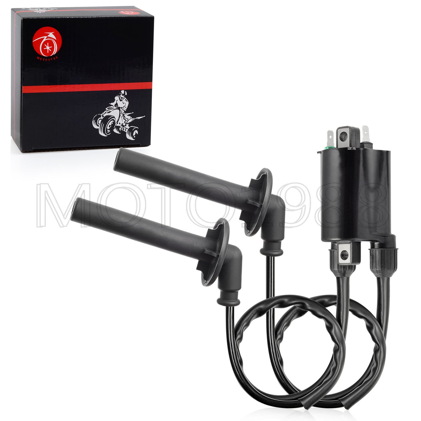 2X Ignition Coil with Spark Plug Cap for Honda Magna 750 (1994–2003)