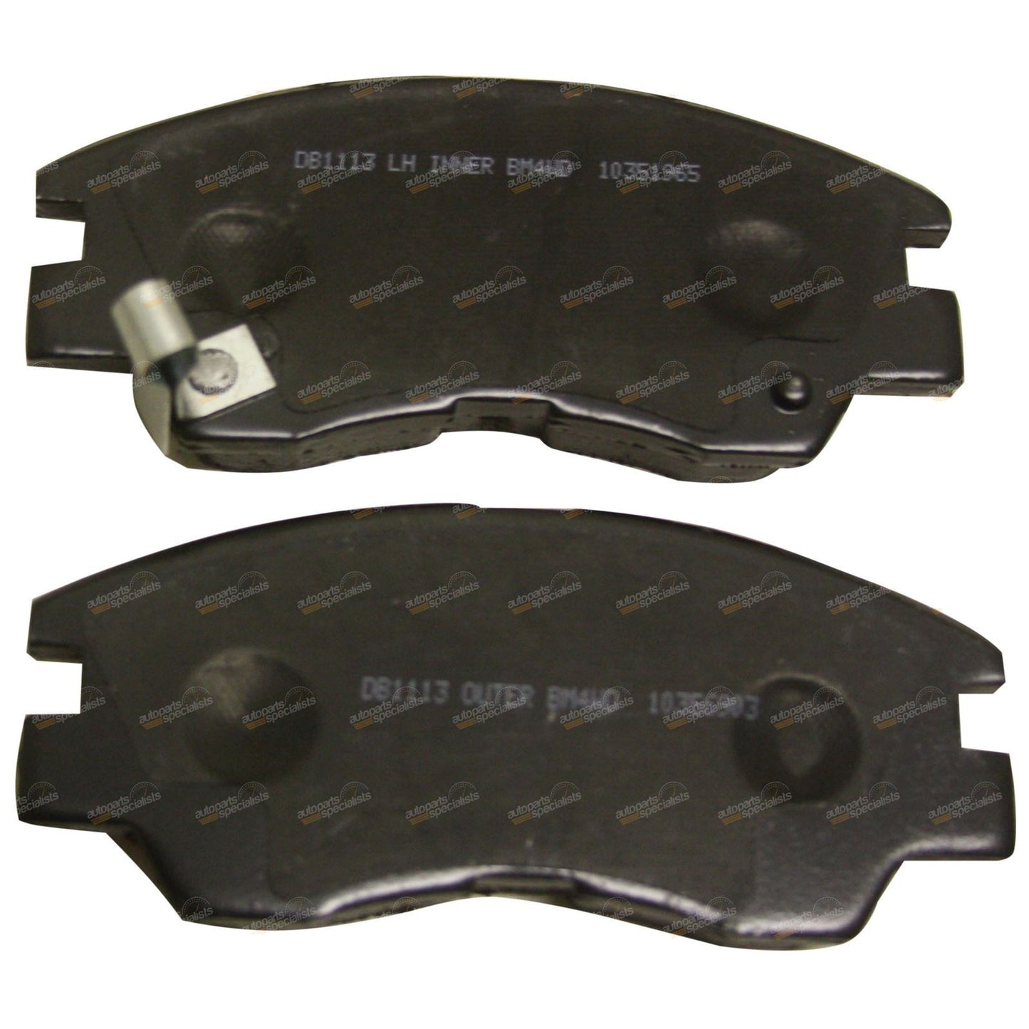 Set of 4 Bendix Front Disc Brake Pads for L300 Express Starwagon (1986–1994)