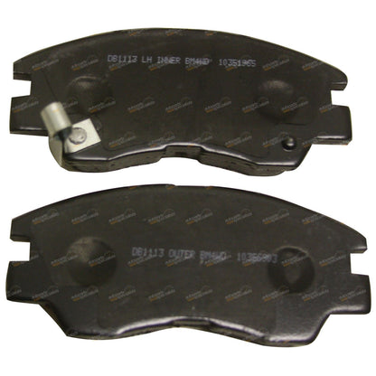 Set of 4 Bendix Front Disc Brake Pads for L300 Express Starwagon (1986–1994)