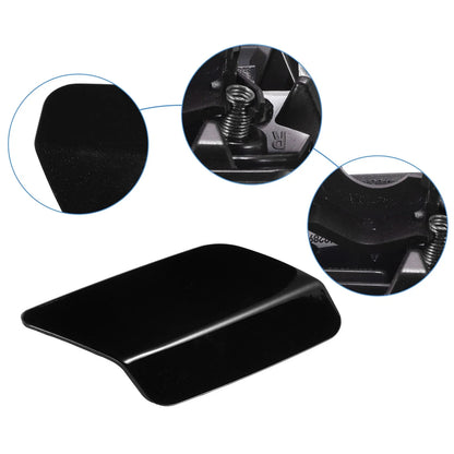 Front Right Headlight Washer Nozzle Cover Cap Black for BMW 328i (2011-2013)