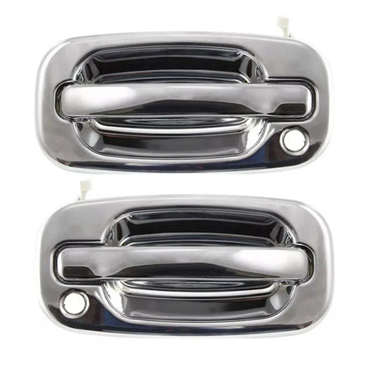 Chrome Exterior Door Handle for Cadillac Chevrolet Silverado GMC Sierra Yukon XL